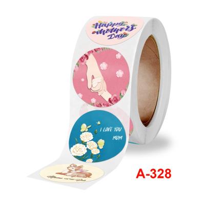 China Custom Decorative Sticker Makers Private Label Printing Logo Adhesive Roll Labels Stickers For Package for sale