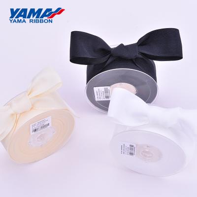 China Grosgrain Double Face YAMA Factory 5 Sizes Solid Color Granulated Ribbon for sale