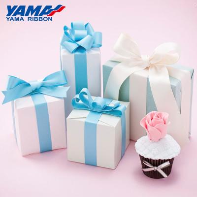 China Fashion Yama Factory Customized Self Adhesive Satin Ribbon Bows Gift Wrap Ties Ribbon Bows for sale