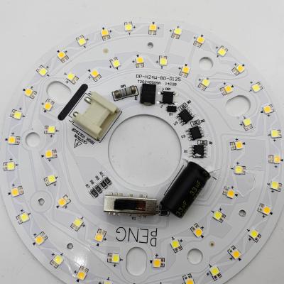 중국 Dia125mm 4.9inch 24W LED 천장 팬 라이트 리트로피트 키트 천장 라이트 교체 키트 5CCT 3000K 3500K 4000K 5000K 6000K 조정 가능한 12W 18W 24W 스위치, 2800LM 120V ETL 2 4 와트 판매용