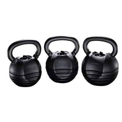 China Adjustable Rubber Coated Kettlebell Gym 40lb Dumbbell Adjustable Weight for sale