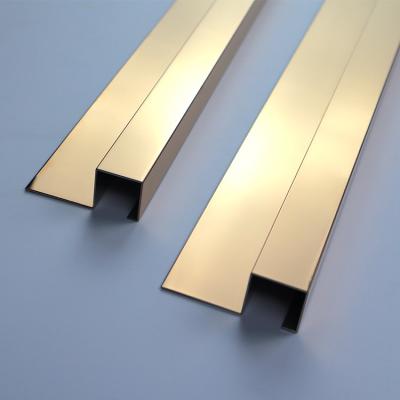 China Modern Luxury Wall Decoration Ceramic Tile Corner Trim Metal Profiles for sale