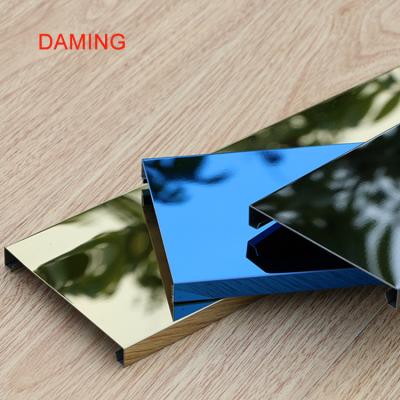 China Modern high quality sus316 meranti chamfered skirting board profiles ireland hidden bunnings skirting profile for sale