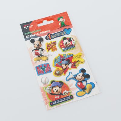 China Custom Puffy Sticker Cartoon Sticker, Mickey Sticker, Cartoon Princess Sticker for sale