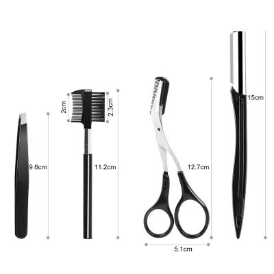 China Portable New OEM ODM Eyebrow Shaver Set Factory Cheap Price Household Makeup Eyebrow Penil Private Label Costume Trimming Eyebrow for sale