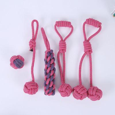 China Dogs Cotton Rope Dog Toy Pack Teething Aggressive Chewers Toys Set For Big Dog for sale