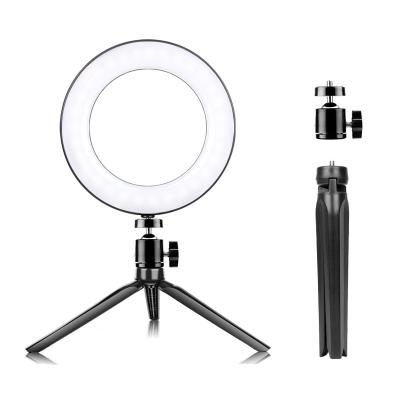 China Adjustable Shine Shine Professional 8 Inch 20cm Adjustable Ring Light With Mini Tripod Stand For Vlogging for sale