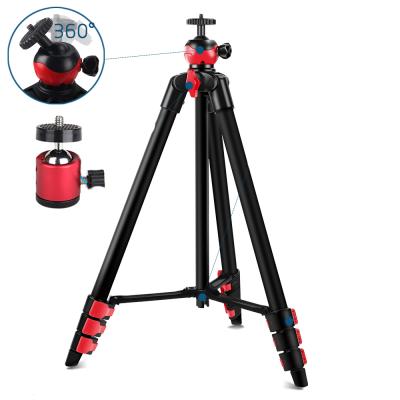 China Universal Lightweight Aluminum T60 Digital Camera Camera Tripod Phone Tripod Flexiable With Ball Head For Live Youtube Video for sale