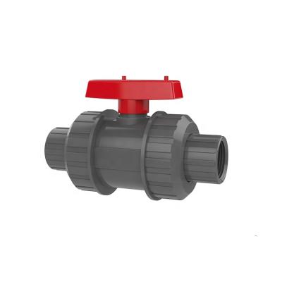 China Factory Provide Regulating CPVC Threaded Double True Union Ball Valve for sale