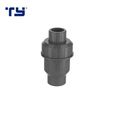 China pvc easy installation single union check valve plastic for sale