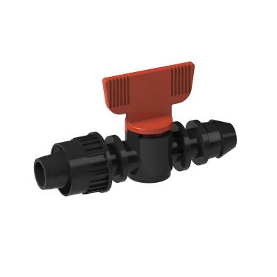 China manual micro water irrigation mini plastic valve for sale