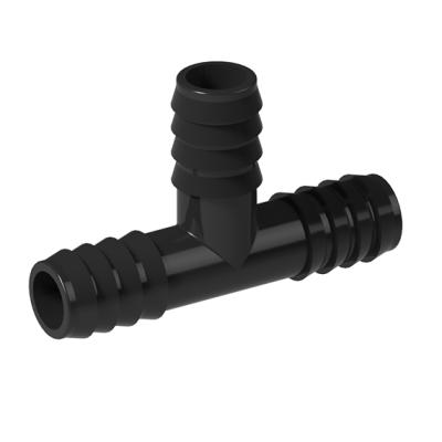 中国 Plastic Barb Hose Fitting Tee Connector 3 Way Hose Joint Tube T-Shape Pipe Fitting 販売のため