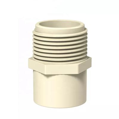 China CPVC Pipe Fitting Socket PVC Male Thread Adapter Coupling for sale