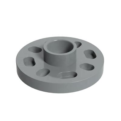 China Plastic Fitting Astm SCH80 Standard Van stone flange CPVC PVC Flange for sale