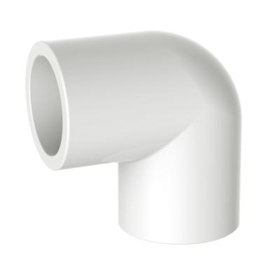 China All size PVC UPVC plastic Water Supply hdpe Rubber Joint pipe fitting 90 degree elbow for sale