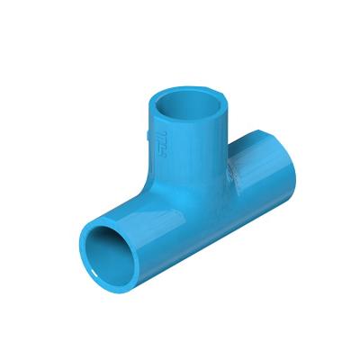 Cina Free Sample Plastic Pipe PVC Fitting Female PVC UPVC Tee in vendita