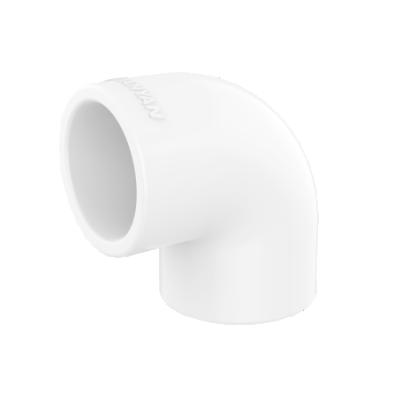 中国 sch40 upvc 90 degree pvc elbow pipe fitting socket style 販売のため