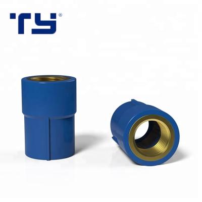 China PVC Plastic Pressure Pipe Fittings BS En 10026-2 Standard brass female thread socket for sale