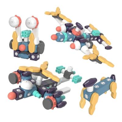 China DIY TOY Interesting Plastic Toy Blocks 125PCS Early Education Building Block Toys MY0914 for sale