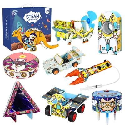 China Experimental toys cube Christmas 3d animal puzzle educational children's experimental spliced ​​toys for sale