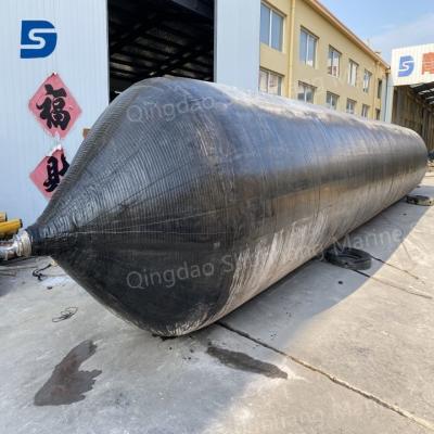 China Bolso de aire negro de goma marina con kits de inflado y reparación OEM disponible para necesidades personalizadas en venta