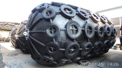 China 3.3m 6.5m Inflatable Rubber Fender Net Type Yokohama Docking Marine for sale