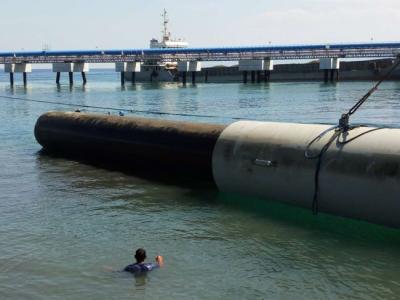 Cina CCS ha certificato il salvataggio di galleggiamento di lancio del gommone del tubo della nave dell'airbag in vendita