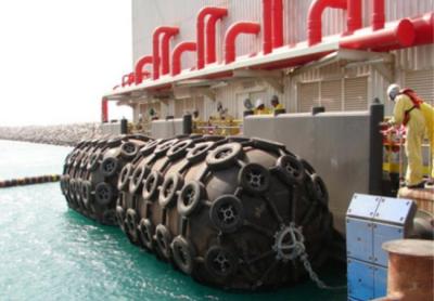 China Längen-Boots-Ankern pneumatische Marine Fenders des Reifen-Nettoschiffs-Gummipuffer-500mm zu verkaufen