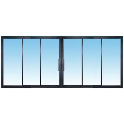 China Modern Chinese brand manufacture the high quality aluminum frame sliding glass door thickness 2mm or more for sale