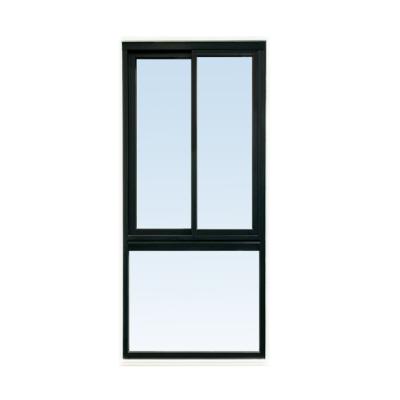 China Sliding Sliding Window Aluminum Push Pull Window With Aluminum Bezel Over 2mm Thick for sale