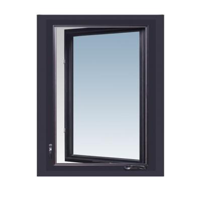 China Modern Australian Standard Aluminum Casement Aluminum Sash Window with Rotary Opening and Closing Handle for sale