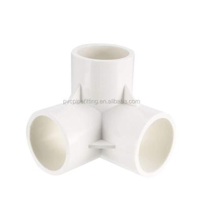 China Fitting for Communication Pipes of Same Size PVC Tee Pipe Fitting for Tub Parts Plastic Tee Fitting T-Piece Fitting for sale