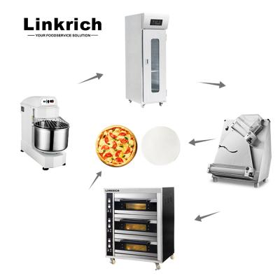 China High Efficiency Linkrich Bakery Equipment Pizza Producing Line Machine For Bakery Shop for sale