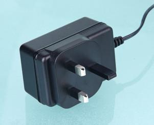 China Plug In 24 Volt Wall Adapter , 24 W 24 Volt Ac Dc Adapter For CCTV System for sale