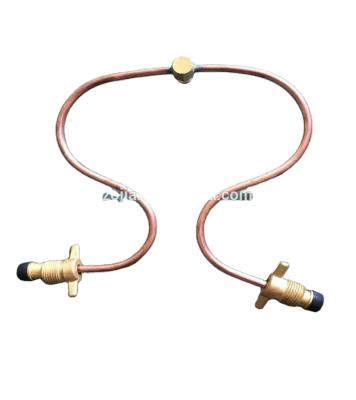 China Palestine copper brass gas pipe for gas cooker ZJ-P3008 for sale