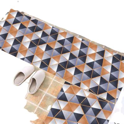 China Factory direct sales washable anti-slip modern polyester anti-Fatigu heat transfer printed carpet for living room kitchen high absorbent for sale