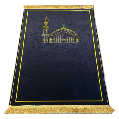 China Washable thicken and mop islamic muslim arabic rug sejadah rug prayer mat prayer blankets and carpet islamic for sale