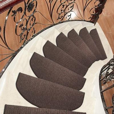 China Stain Resistant Promotional High Quality Custom Floor Mats Stair Carpets Washable Decorative Self Adhesive Non-Slip Mats for sale