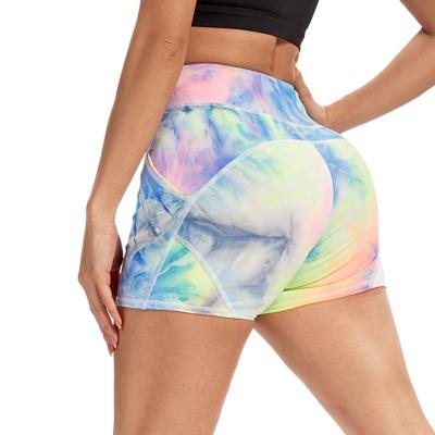 China 2022 New Arrivals Breathable With Seamless Gym Yoga Shorts Womens Pockets Sports Legging for sale