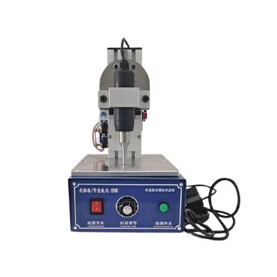 China N95 Disposable Mask Semi-automatic Disposable Flat Handle Mask Machine Spot Welding Mask Ultrasonic Spot Welding Machine for sale