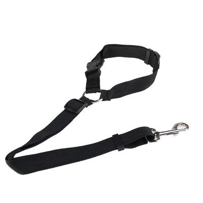 China Wholesale Multicolor Viable Exit Pet Safety Dog Car Seat Belt Carabiner Strap Pet Harness Collars for sale