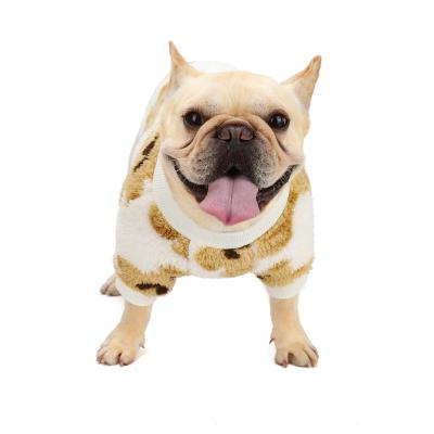 China Wholesale Winter Warm Coat Fleece Dog Fleece Fashion Double-sided Stocked Dog Sweater for sale