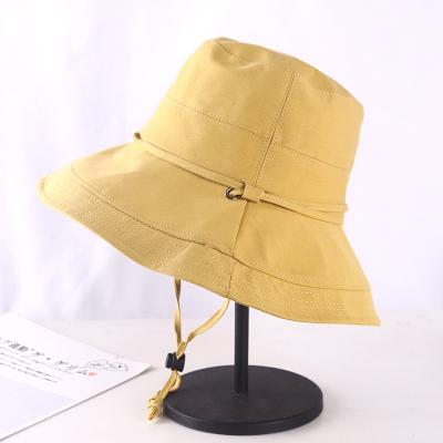 China Custom Made High Quality Wholesale Logo Bucket Hat With String Fishing Sun Hat High Quality for sale