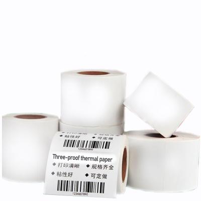 China Three-proof self-adhesive thermal label paper thermal paper thermal label paper discovery paper for sale