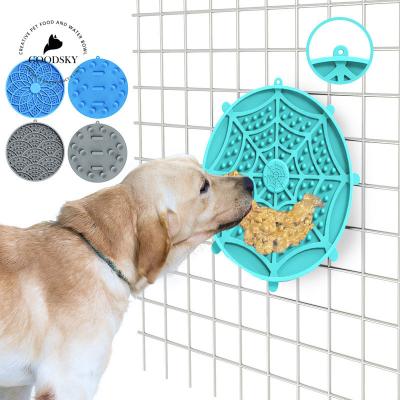 China GOODSKY Mat Dog Slow Feeder Silicone Dog Food, Dog Lick Pad, Bath Wash Distractor Dog Lick Mat for sale