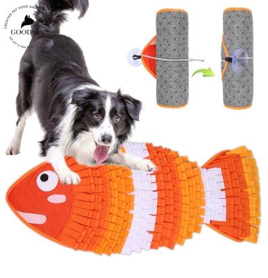 China GOODSKY 2022 Hot Selling Dogs Smell Decompress Slow Food Puzzle Toy Cat Hide Food Relief Training Nose Mat For Dog for sale