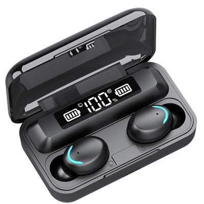 China TWS Radio F9-5 TWS Headset Earpiece BT 5.1 In-Ear Earbuds (True Wireless Stereo) Mini Sports Game LED Power Display Audifonos Hi-Fi Headset for sale