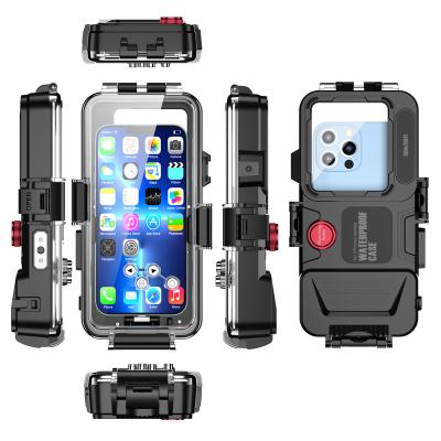 China White Custom Mobile Clear Waterproof Shockproof Cell Phone Case Shockproof Rugged Waterproof Waterproof Case For Iphone for sale