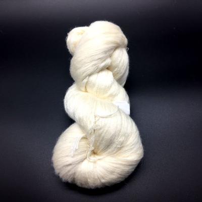 China Anti-bacteria China 100% tussah spun silk yarn steam for knitted silk seamless for sale