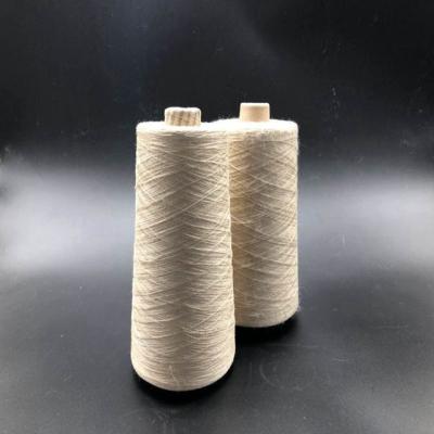 China Anti-bacteria tussah spun silk yarn from silkworm cocoon to hand knit yarn for sale